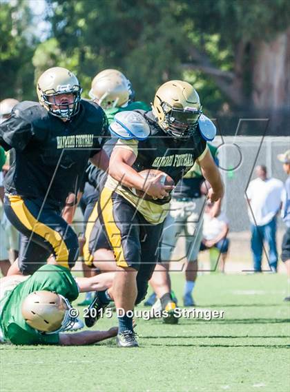 Thumbnail 3 in Hayward vs Moreau Catholic (Scrimmages at Tennyson) photogallery.