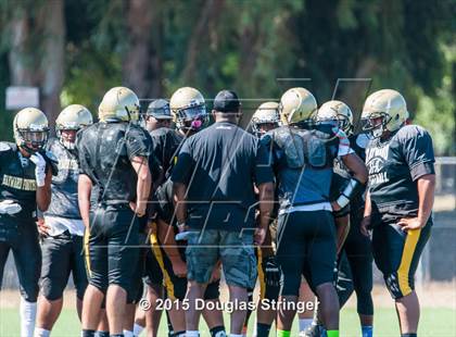 Thumbnail 3 in Hayward vs Moreau Catholic (Scrimmages at Tennyson) photogallery.