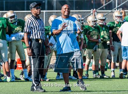 Thumbnail 1 in Hayward vs Moreau Catholic (Scrimmages at Tennyson) photogallery.