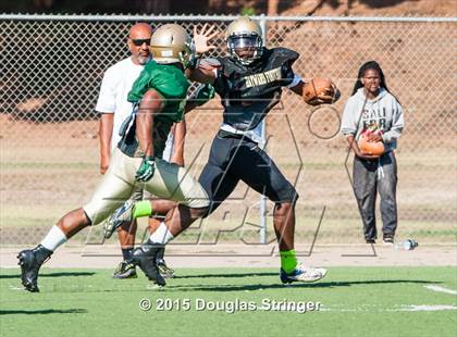 Thumbnail 2 in Hayward vs Moreau Catholic (Scrimmages at Tennyson) photogallery.
