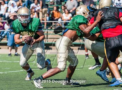Thumbnail 2 in Hayward vs Moreau Catholic (Scrimmages at Tennyson) photogallery.