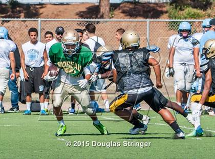 Thumbnail 1 in Hayward vs Moreau Catholic (Scrimmages at Tennyson) photogallery.