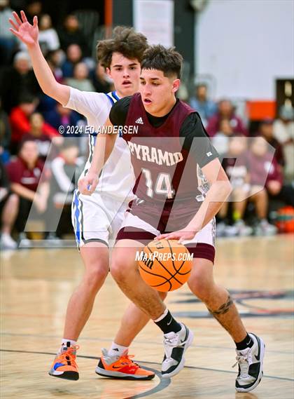 Thumbnail 1 in Smith Valley vs. Pyramid Lake (NIAA 1A West Championship) photogallery.