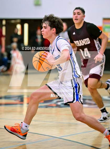 Thumbnail 3 in Smith Valley vs. Pyramid Lake (NIAA 1A West Championship) photogallery.