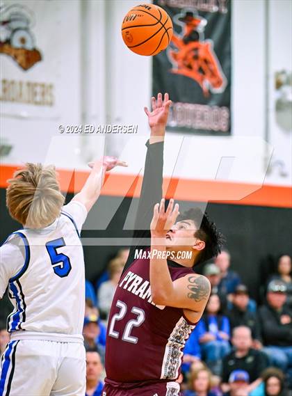 Thumbnail 1 in Smith Valley vs. Pyramid Lake (NIAA 1A West Championship) photogallery.