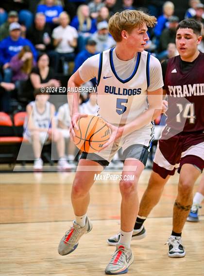 Thumbnail 3 in Smith Valley vs. Pyramid Lake (NIAA 1A West Championship) photogallery.