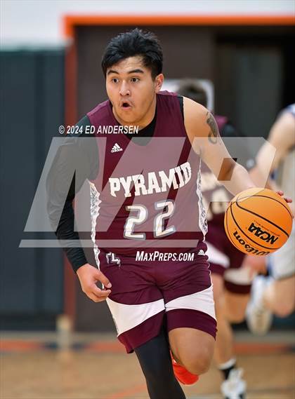 Thumbnail 3 in Smith Valley vs. Pyramid Lake (NIAA 1A West Championship) photogallery.