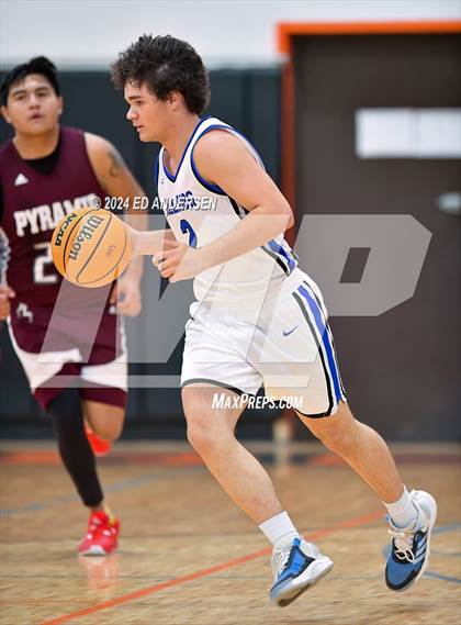 Thumbnail 2 in Smith Valley vs. Pyramid Lake (NIAA 1A West Championship) photogallery.