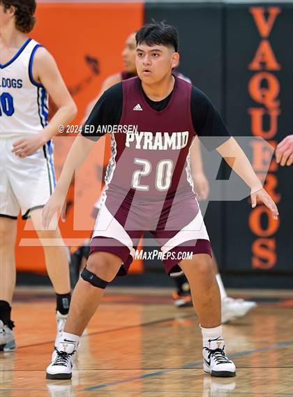 Thumbnail 1 in Smith Valley vs. Pyramid Lake (NIAA 1A West Championship) photogallery.