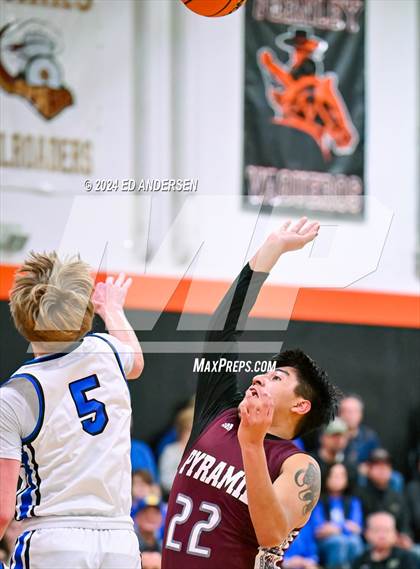 Thumbnail 2 in Smith Valley vs. Pyramid Lake (NIAA 1A West Championship) photogallery.