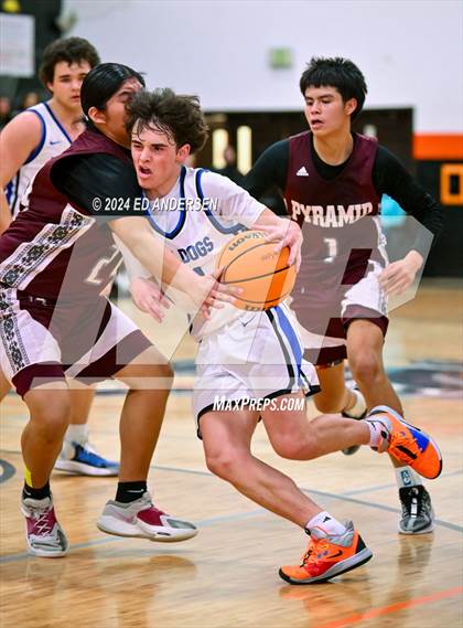 Thumbnail 2 in Smith Valley vs. Pyramid Lake (NIAA 1A West Championship) photogallery.