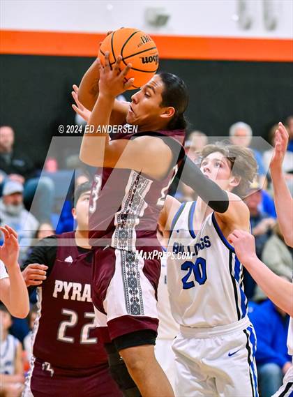 Thumbnail 1 in Smith Valley vs. Pyramid Lake (NIAA 1A West Championship) photogallery.