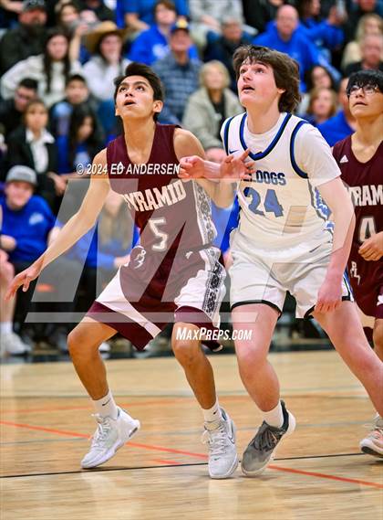Thumbnail 2 in Smith Valley vs. Pyramid Lake (NIAA 1A West Championship) photogallery.