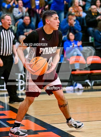 Thumbnail 3 in Smith Valley vs. Pyramid Lake (NIAA 1A West Championship) photogallery.