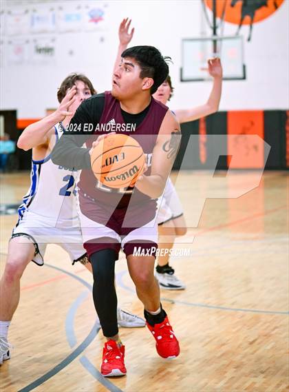 Thumbnail 1 in Smith Valley vs. Pyramid Lake (NIAA 1A West Championship) photogallery.