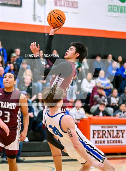 Thumbnail 2 in Smith Valley vs. Pyramid Lake (NIAA 1A West Championship) photogallery.