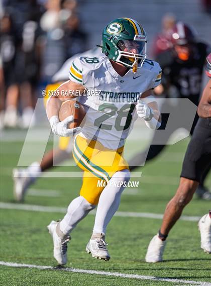 Thumbnail 3 in Heights vs. Stratford (UIL 6A D2 Football Bi-District) photogallery.