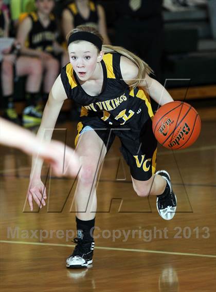 Thumbnail 3 in Venango Catholic @ Port Allegany (District IX Class A First Round) photogallery.