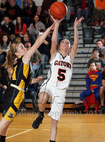 Thumbnail 3 in Venango Catholic @ Port Allegany (District IX Class A First Round) photogallery.