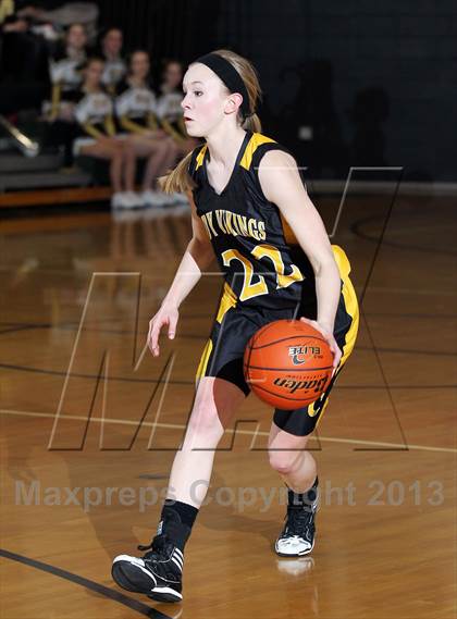 Thumbnail 3 in Venango Catholic @ Port Allegany (District IX Class A First Round) photogallery.