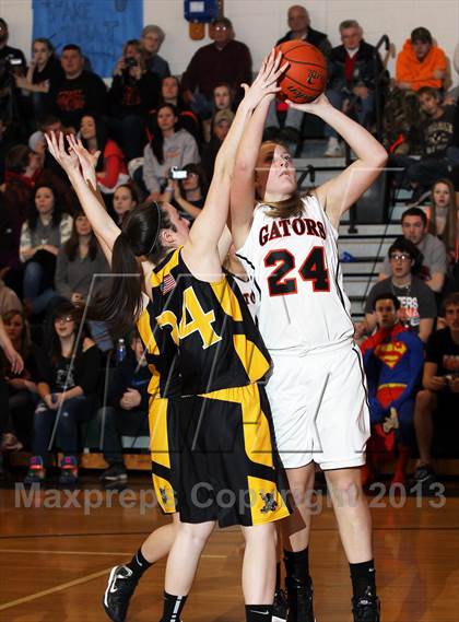 Thumbnail 1 in Venango Catholic @ Port Allegany (District IX Class A First Round) photogallery.