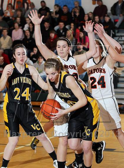 Thumbnail 1 in Venango Catholic @ Port Allegany (District IX Class A First Round) photogallery.
