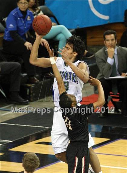 Thumbnail 2 in Alemany vs. Sacred Heart Cathedral (CIF State D3 Final) photogallery.