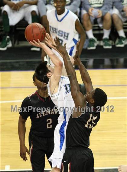 Thumbnail 3 in Alemany vs. Sacred Heart Cathedral (CIF State D3 Final) photogallery.