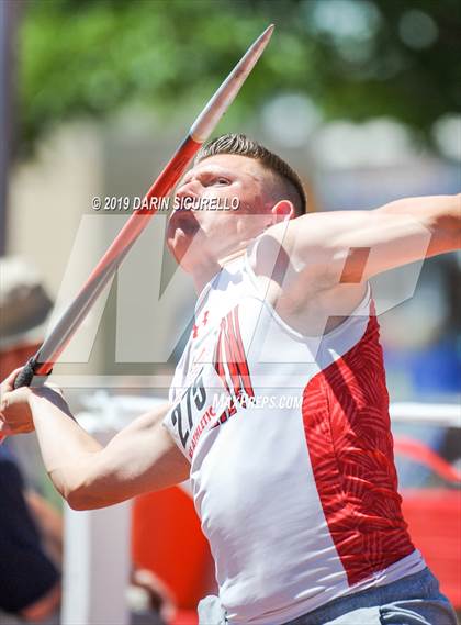 Thumbnail 1 in AIA Track & Field Championships-Fri (Boys Javelin) photogallery.