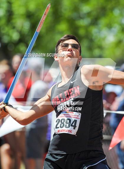 Thumbnail 3 in AIA Track & Field Championships-Fri (Boys Javelin) photogallery.