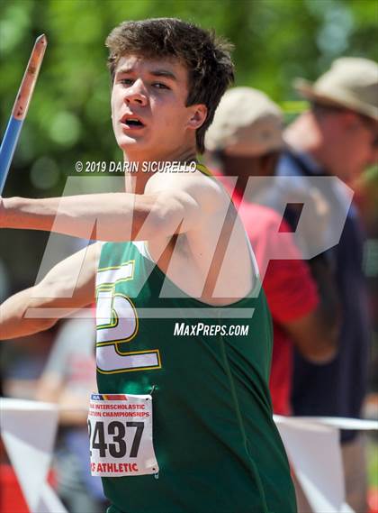 Thumbnail 1 in AIA Track & Field Championships-Fri (Boys Javelin) photogallery.