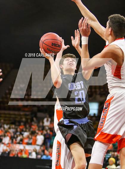 Thumbnail 2 in Pueblo West vs. Lewis-Palmer (CHSAA 4A Final Four) photogallery.
