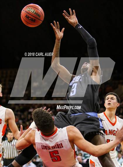 Thumbnail 1 in Pueblo West vs. Lewis-Palmer (CHSAA 4A Final Four) photogallery.