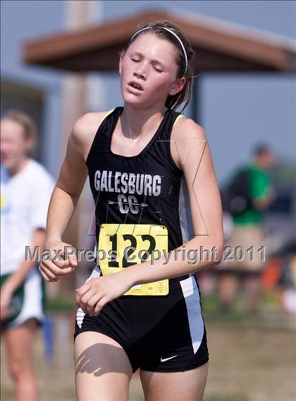 Thumbnail 2 in Galesburg Invitational Cross Country photogallery.