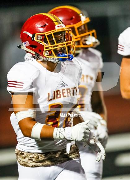 Thumbnail 3 in Liberty vs. Clayton Valley Charter (Honor Bowl) photogallery.