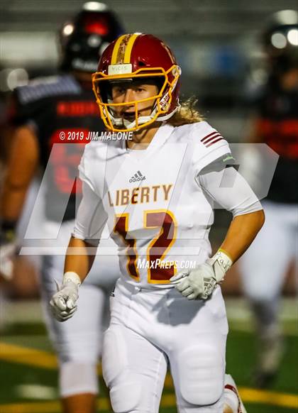 Thumbnail 3 in Liberty vs. Clayton Valley Charter (Honor Bowl) photogallery.