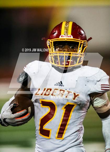 Thumbnail 3 in Liberty vs. Clayton Valley Charter (Honor Bowl) photogallery.