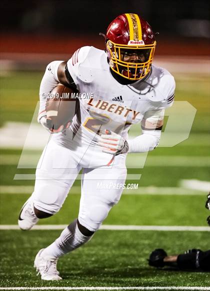 Thumbnail 3 in Liberty vs. Clayton Valley Charter (Honor Bowl) photogallery.
