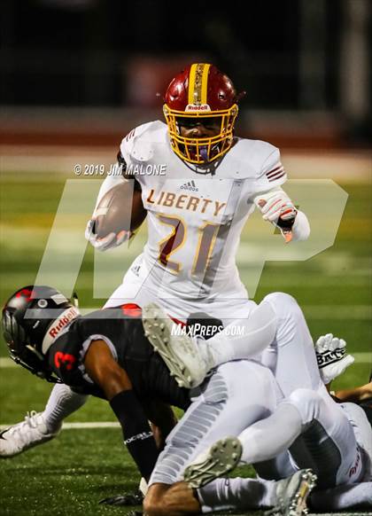 Thumbnail 1 in Liberty vs. Clayton Valley Charter (Honor Bowl) photogallery.