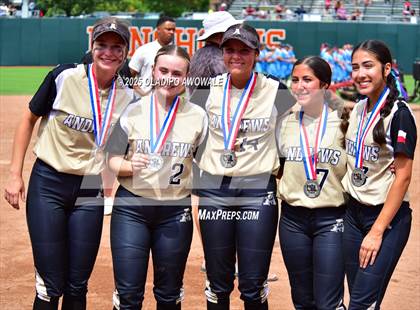 Thumbnail 1 in Andrews @ Calallen (UIL Softball 4A Div 1 Final) photogallery.
