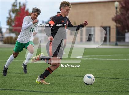 Thumbnail 3 in Idaho Falls vs Blackfoot (IHSAA 4A State Playoff) photogallery.