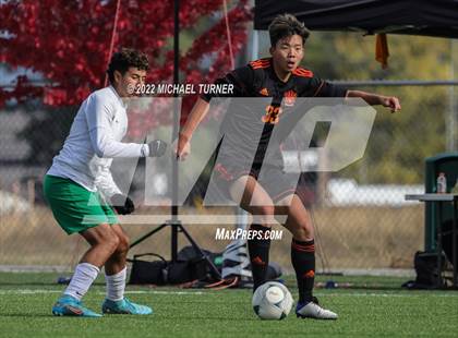 Thumbnail 3 in Idaho Falls vs Blackfoot (IHSAA 4A State Playoff) photogallery.