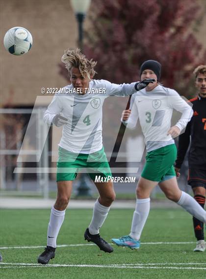 Thumbnail 2 in Idaho Falls vs Blackfoot (IHSAA 4A State Playoff) photogallery.