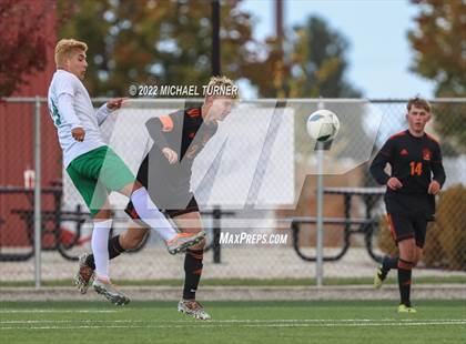 Thumbnail 2 in Idaho Falls vs Blackfoot (IHSAA 4A State Playoff) photogallery.