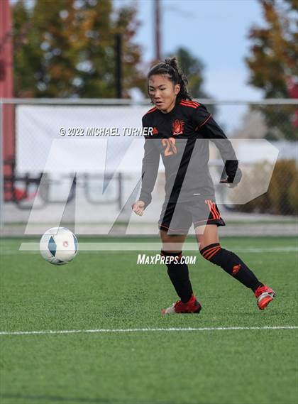 Thumbnail 3 in Idaho Falls vs Blackfoot (IHSAA 4A State Playoff) photogallery.