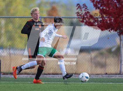 Thumbnail 3 in Idaho Falls vs Blackfoot (IHSAA 4A State Playoff) photogallery.