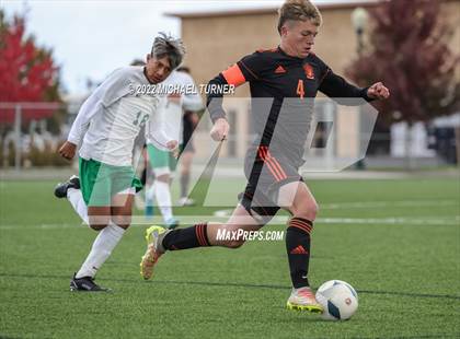 Thumbnail 1 in Idaho Falls vs Blackfoot (IHSAA 4A State Playoff) photogallery.