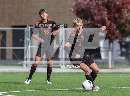 Thumbnail 2 in Idaho Falls vs Blackfoot (IHSAA 4A State Playoff) photogallery.