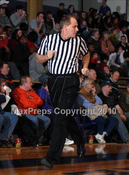 Thumbnail 3 in Meridian vs. Trico (IHSA Class 1A Sectional Semifinal) photogallery.