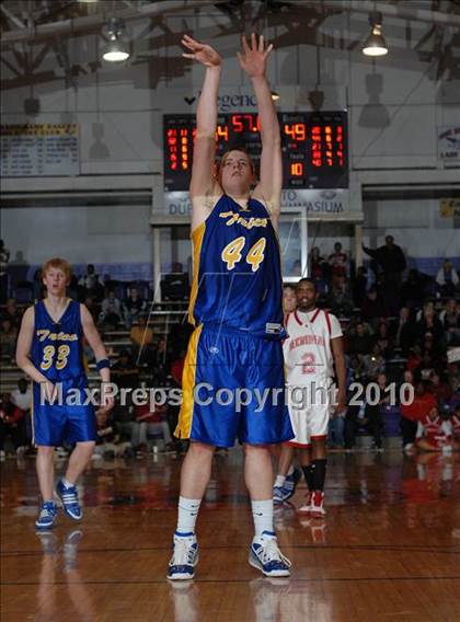 Thumbnail 2 in Meridian vs. Trico (IHSA Class 1A Sectional Semifinal) photogallery.